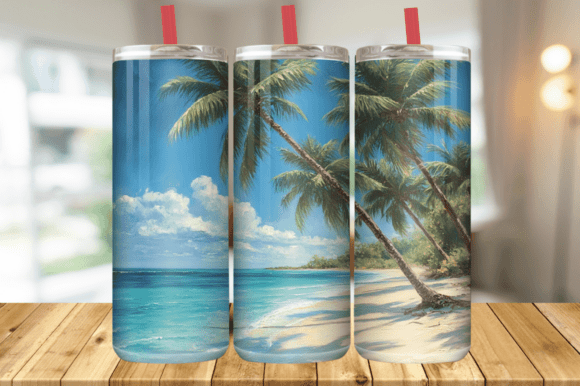 Download Summer Beach Tumbler Wrap PNG - Png Collection