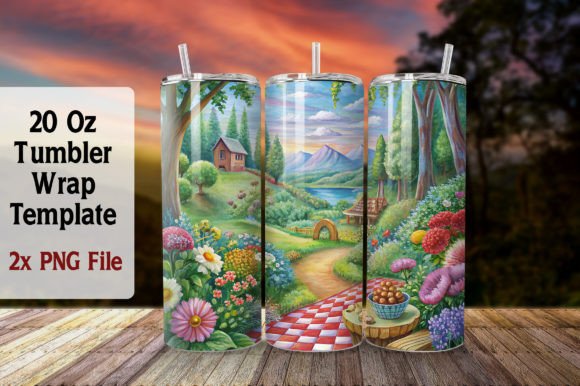 Download Summer 20oz Tumbler Wrap Sublimation PNG - Png Collection