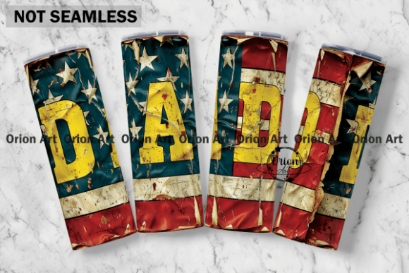 Download Dad USA American Flag Tumble Wrap PNG - Png Collection