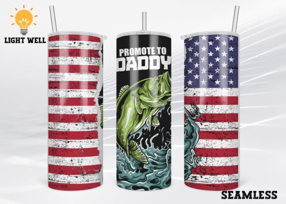 Download Promote to Daddy Fishing Tumbler PNG - Png Collection