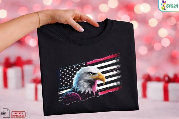 Download Bald Eagle American Flag Png - Png Collection