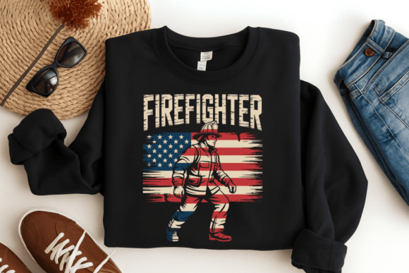 Download Patriotic Firefighter PNG - Png Collection