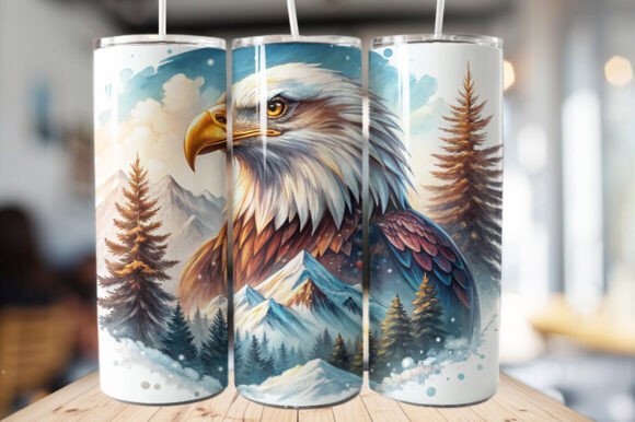 Download Bald Eagle Tumbler Wrap – PNG File - Png Collection