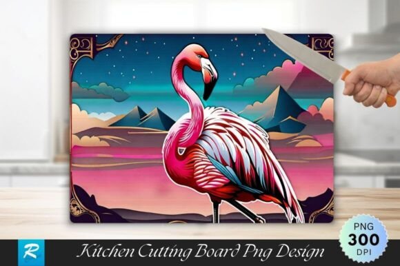 Download Flamingo Cutting Board Sublimation PNG - Png Collection