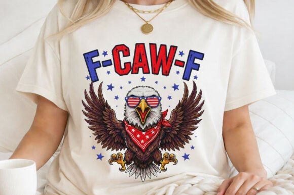 Download F-Caw-F Funny USA Patriotic Eagle Png - Png Collection