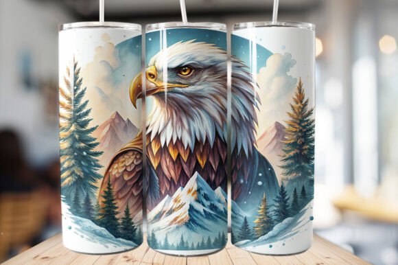 Download Bald Eagle Tumbler Wrap – PNG File - Png Collection