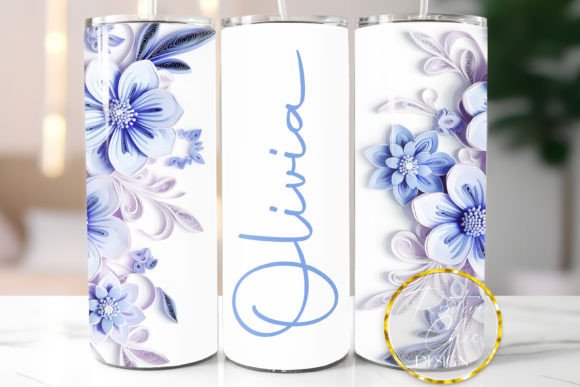 Download Custom Tumbler PNG Flowers Sublimation - Png Collection