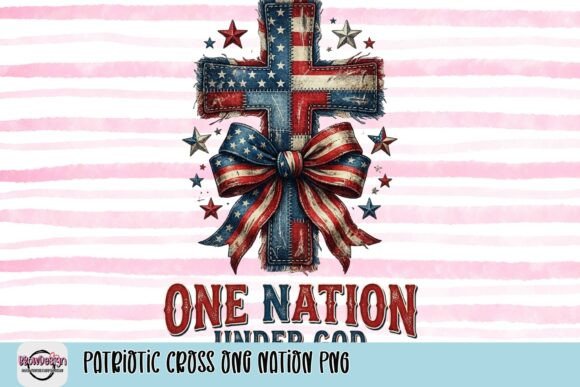 Download Patriotic Cross One Nation PNG - Png Collection