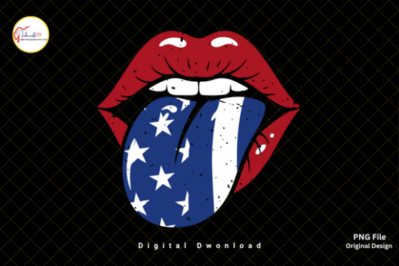 Download American Flag USA Patriotic Lips PNG - Png Collection
