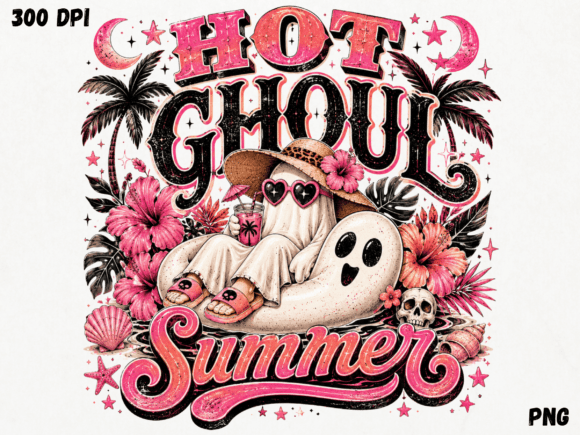 Download Hot Ghoul Summer PNG, Summerween Ghost D - Png Collection