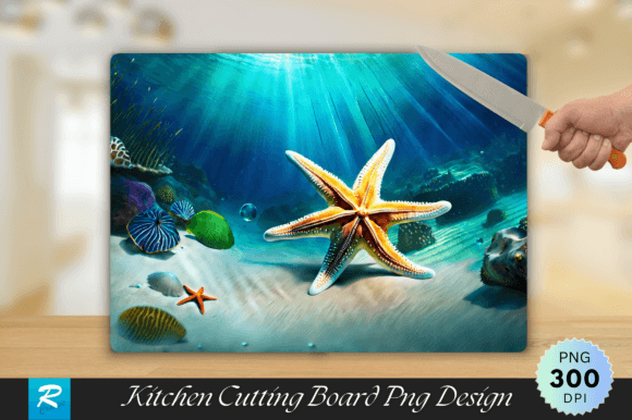 Download Starfish Cutting Board PNG Design - Png Collection