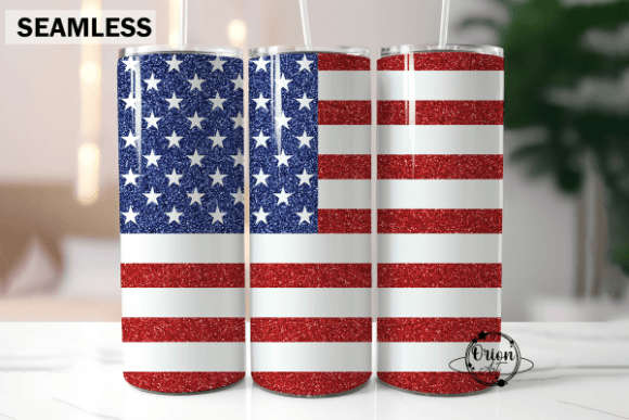 Download American Flag Glitter Tumbler Wrap PNG - Png Collection