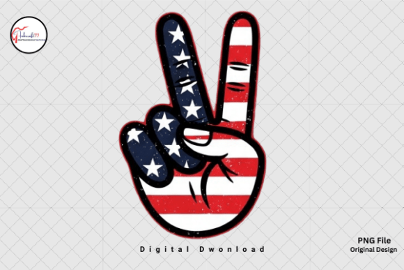 Download USA Peace Sign PNG, USA Flag 4th of July - Png Collection