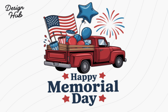 Download Happy Memorial Day Truck PNG - Png Collection