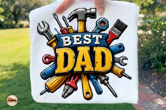 Download Best Dad PNG, Tools Fathers Day Shirt - Png Collection