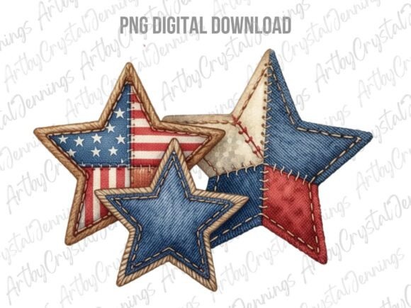Download Patriotic Americana Star Clipart PNG - Png Collection