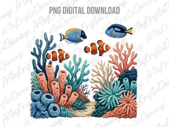 Download Vibrant Tropical Coral Reef Fish PNG - Vibrant Collection