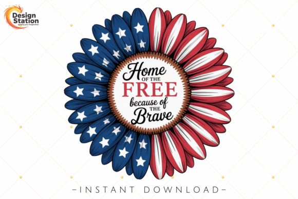 Download Patriotic Flower Home of the Free PNG - Png Collection
