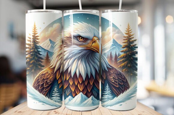 Download Bald Eagle Tumbler Wrap – PNG File - Png Collection