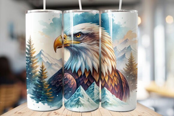 Download Bald Eagle Tumbler Wrap – PNG File - Png Collection