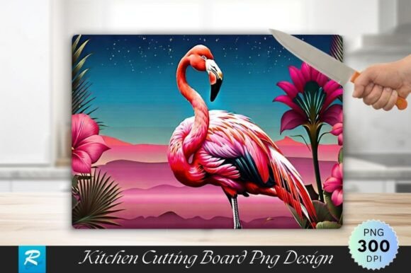 Download Flamingo Cutting Board Sublimation PNG - Png Collection