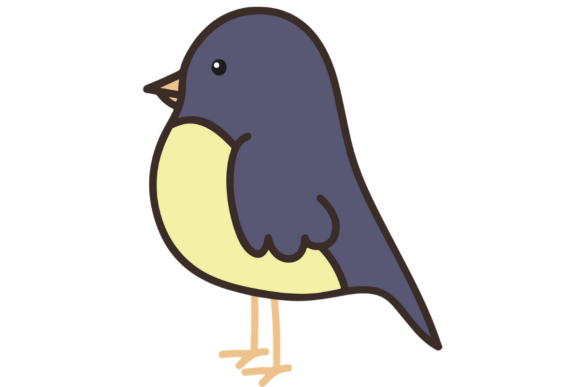 Download Cute Bird Illustration PNG/SVG - Png Collection