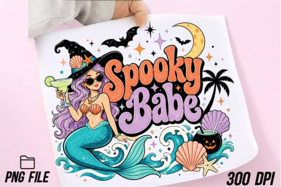 Download Spooky Babe Mermaid Witch PNG - Png Collection