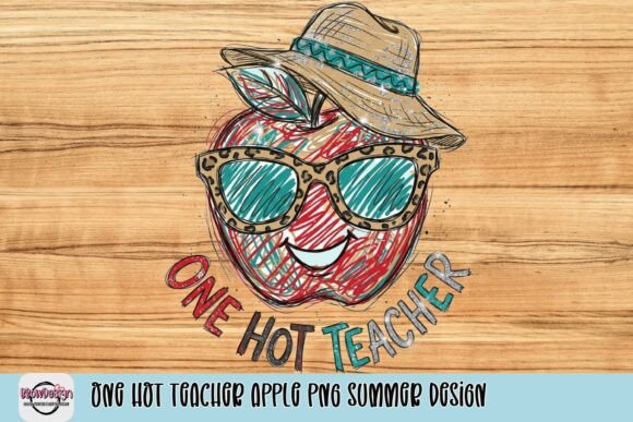 Download One Hot Teacher Apple PNG Summer Design - Png Collection