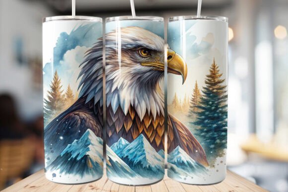 Download Bald Eagle Tumbler Wrap – PNG File - Png Collection