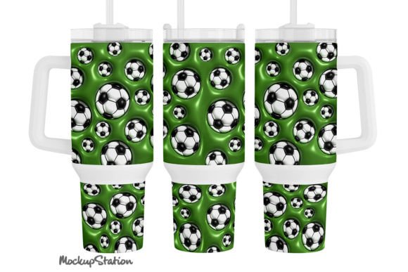 Download Soccer 40 Oz Quencher Tumbler Wrap PNG - Png Collection