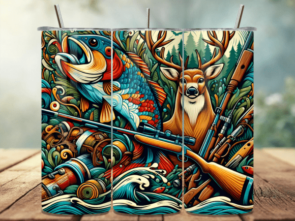 Download Hunting and Fishing Tumbler Wrap PNG - Png Collection
