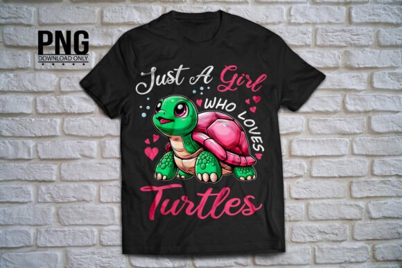 Download Just a Girl Who Loves Turtles PNG Cute - Png Collection